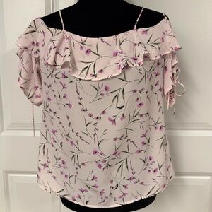 Cece Off The Shoulder Ruffle Top